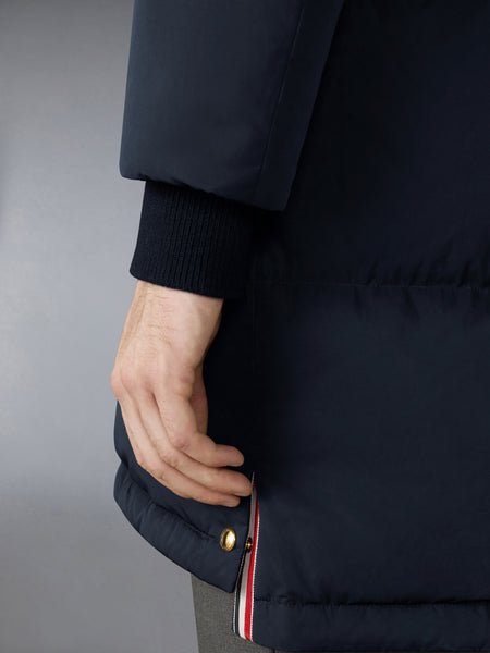 POLY TECH DOWN FILLED COAT WITH ARMBANDS NAVY