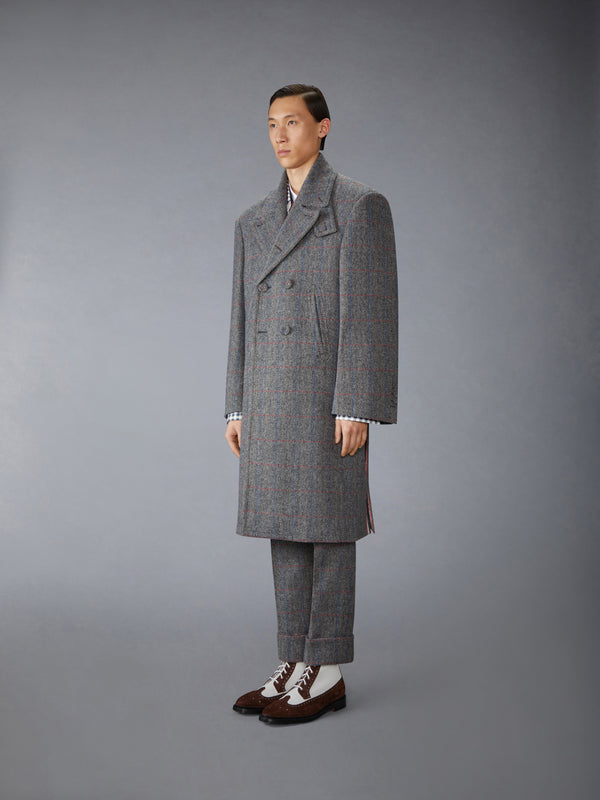 HUNTING TWEED OVERSIZED PEACOAT - image 2