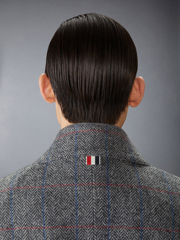 HUNTING TWEED OVERSIZED PEACOAT - image 6