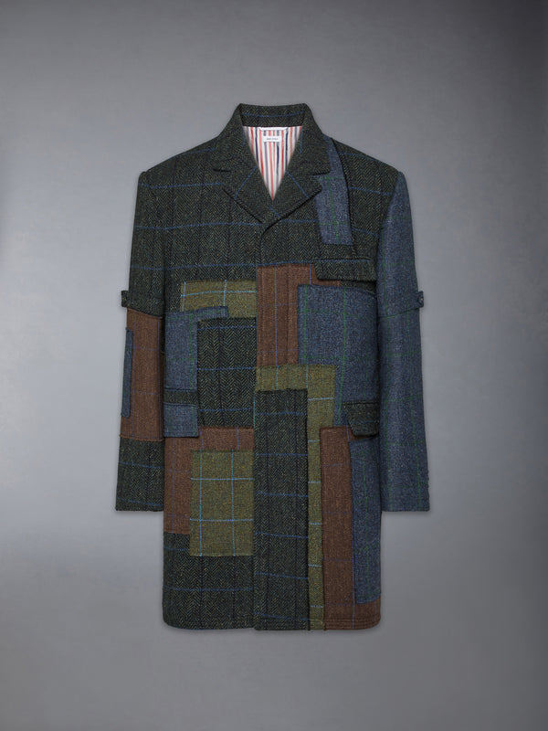 HUNTING TWEED CHESTERFIELD ARMBAND JACKET - featured image
