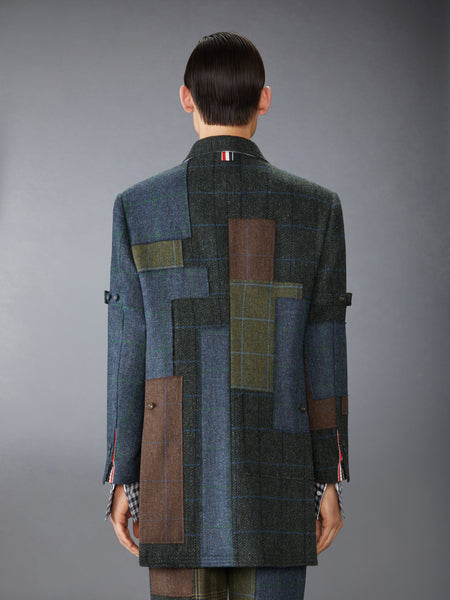 HUNTING TWEED CHESTERFIELD ARMBAND JACKET SEASONAL MULTI