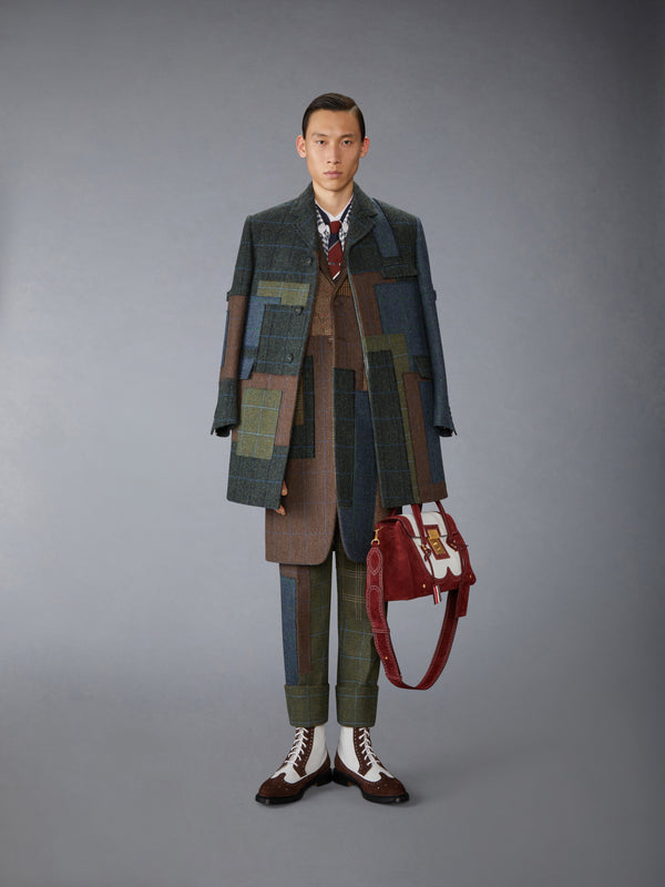 HUNTING TWEED CHESTERFIELD ARMBAND JACKET - image 3