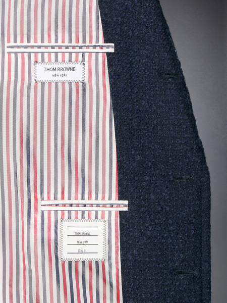 BOUCLE NANTUCKET SCENIC RELAXED COAT NAVY