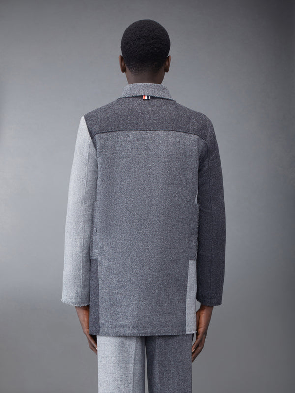 Fun-Mix Shetland Frayed Field Jacket - image 2