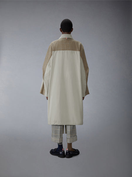 WAXED TECH HOODED PARKA KHAKI