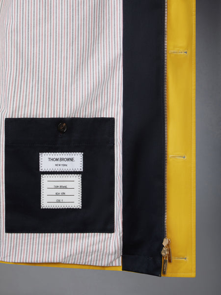 CROPPED SHAWL COLLAR FIELD JACKET YELLOW