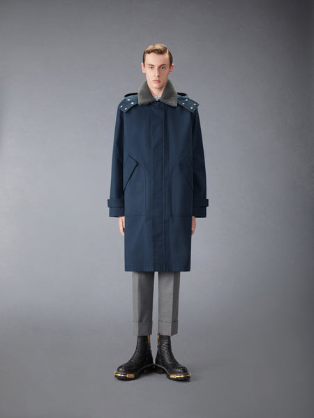 MACKINTOSH RAIN COAT NAVY
