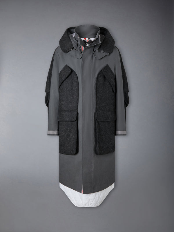 OILED CLOTH TAILORED PARKA - featured image
