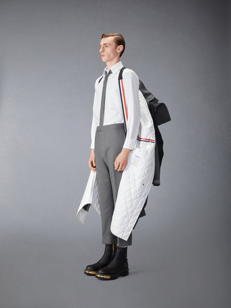 OILED CLOTH TAILORED PARKA DARK GREY