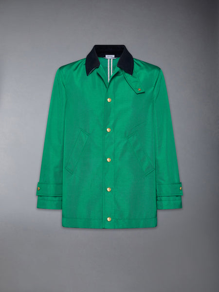 UNCONSTRUCTED CORDURA RELAXED OVERCOAT GREEN