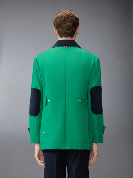 UNCONSTRUCTED CORDURA RELAXED OVERCOAT GREEN
