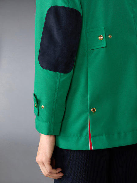 UNCONSTRUCTED CORDURA RELAXED OVERCOAT GREEN