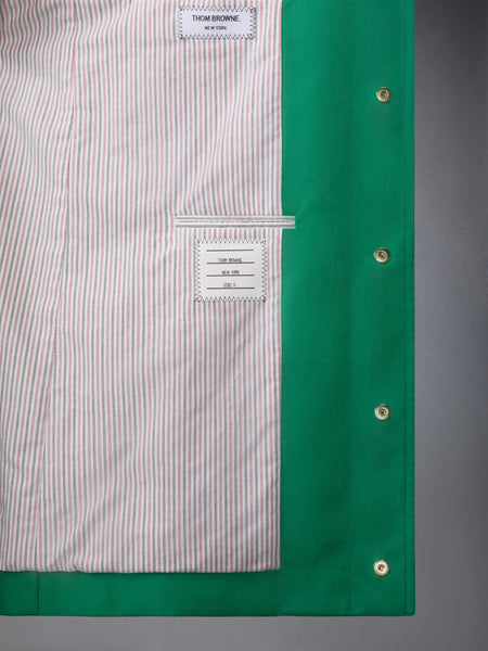 UNCONSTRUCTED CORDURA RELAXED OVERCOAT GREEN