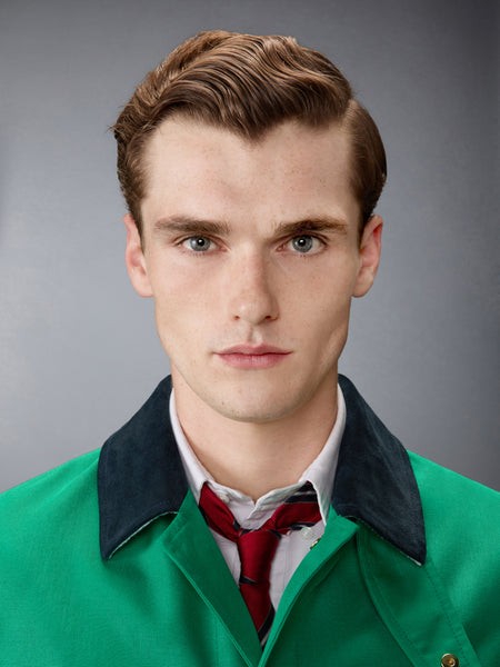 UNCONSTRUCTED CORDURA RELAXED OVERCOAT GREEN