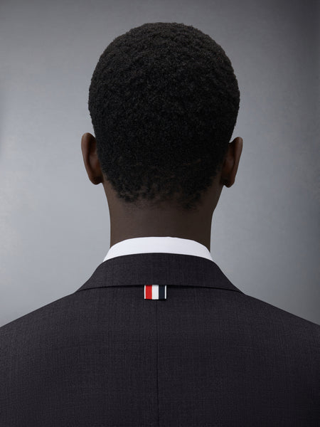 SUPER 120'S TWILL CLASSIC SUIT AND TIE CHARCOAL