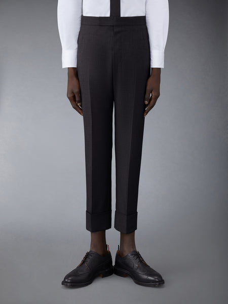 SUPER 120'S TWILL CLASSIC SUIT AND TIE CHARCOAL