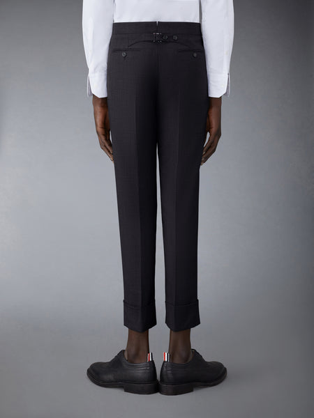 SUPER 120'S TWILL CLASSIC SUIT AND TIE CHARCOAL
