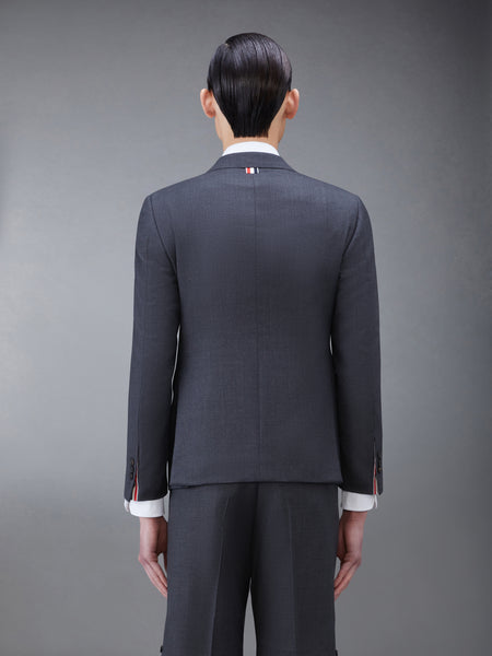 SUPER 120'S TWILL CLASSIC SUIT AND TIE DARK GREY