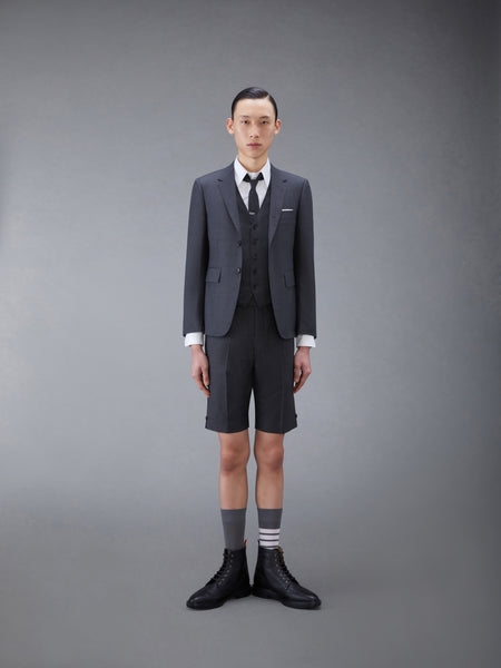 SUPER 120'S TWILL CLASSIC SUIT AND TIE DARK GREY