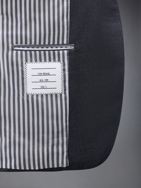 SUPER 120'S TWILL CLASSIC SUIT AND TIE DARK GREY