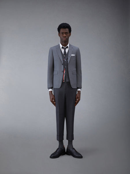CLASSIC TWILL BACKSTRAP TROUSERS DARK GREY