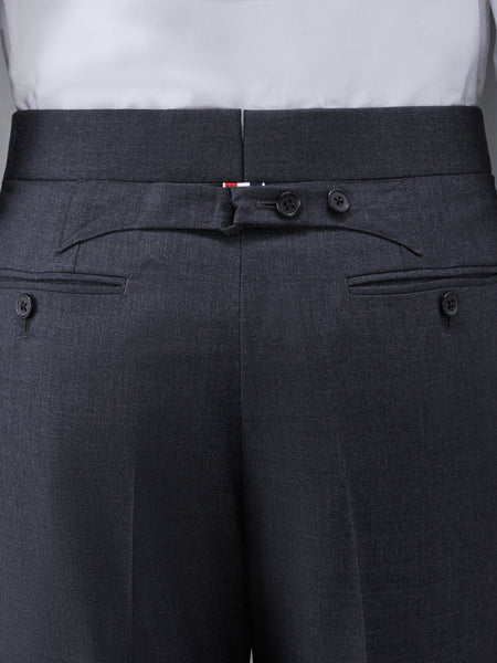 CLASSIC TWILL BACKSTRAP TROUSERS DARK GREY