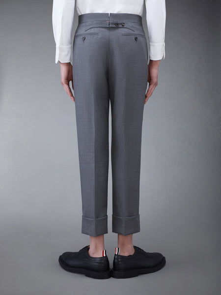 CLASSIC TWILL BACKSTRAP TROUSERS MED GREY