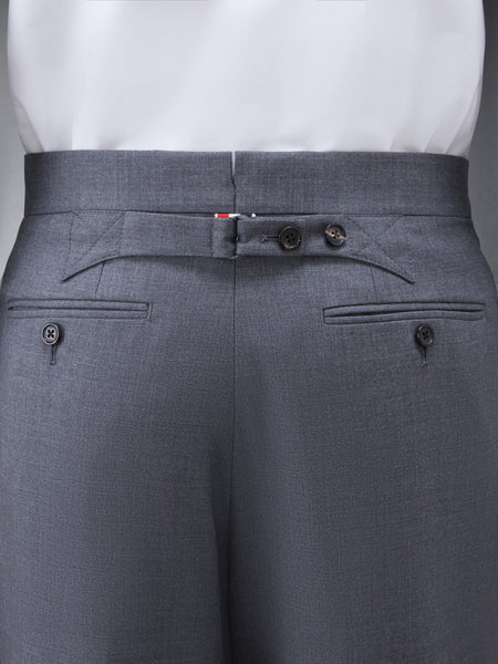 CLASSIC TWILL BACKSTRAP TROUSERS MED GREY