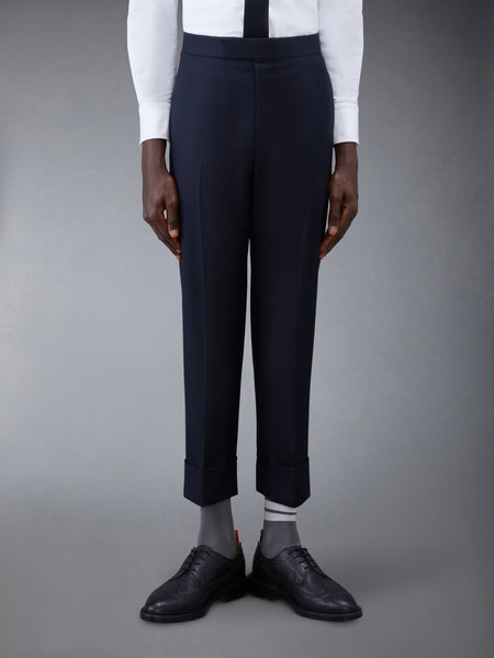CLASSIC TWILL BACKSTRAP TROUSERS NAVY