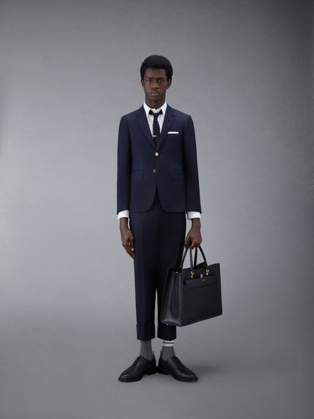 CLASSIC TWILL BACKSTRAP TROUSERS NAVY