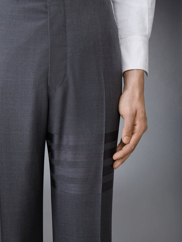 PLAIN WEAVE  4-BAR BACKSTRAP TROUSER - image 4