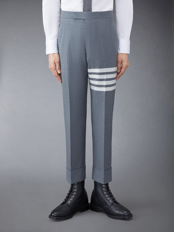 PLAIN WEAVE  4-BAR BACKSTRAP TROUSER - featured image