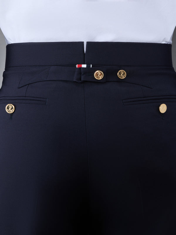 PLAIN WEAVE  4-BAR BACKSTRAP TROUSER - image 4