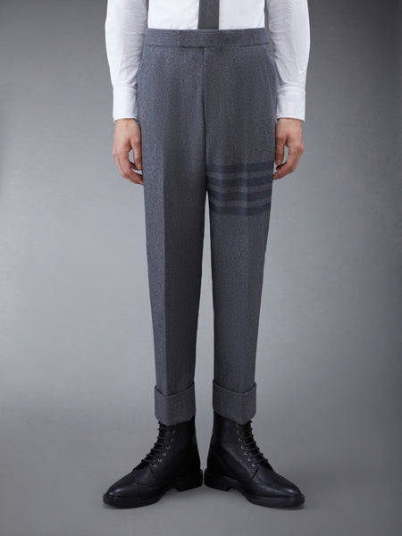 FLANNEL 4-BAR CLASSIC TROUSERS MED GREY