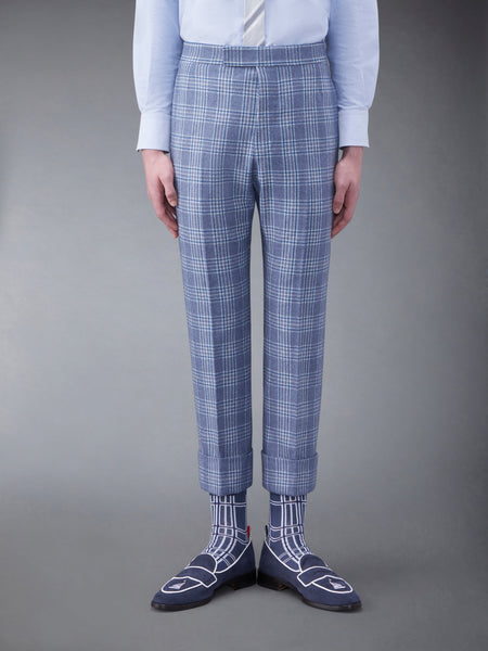 Prince of Wales Classic Backstrap Trouser DEEP BLUE