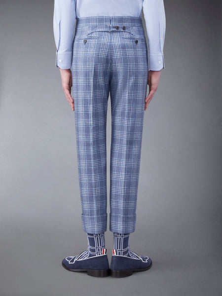 Prince of Wales Classic Backstrap Trouser DEEP BLUE
