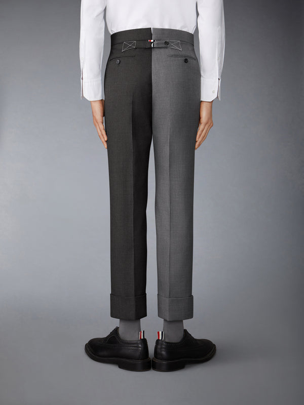 FUNMIX CONTRAST TOPSTITCH BACKSTRAP TROUSER - image 2