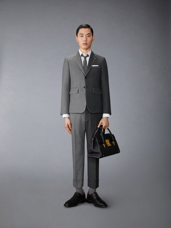 FUNMIX CONTRAST TOPSTITCH BACKSTRAP TROUSER - image 3