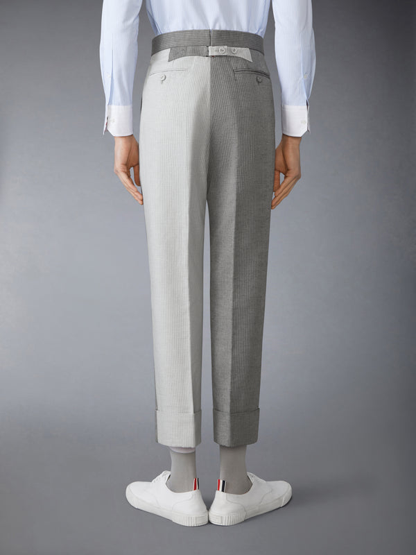 TONAL UNIVERSITY STRIPE LINEN COTTON TROUSER - image 2