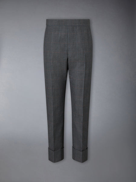 HIGH TWIST WOOL TROUSER DARK GREY