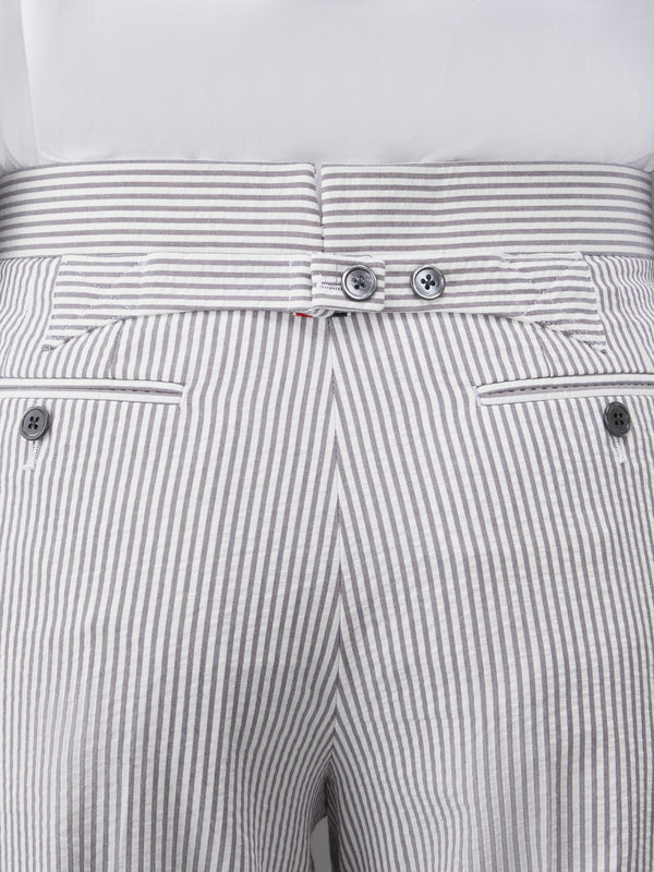 CLASSIC SEERSUCKER BACKSTRAP TROUSERS - image 4