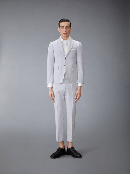 CLASSIC SEERSUCKER BACKSTRAP TROUSERS NAVY