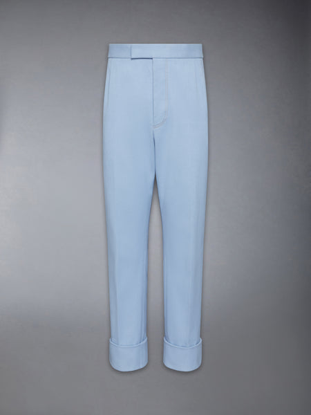 TWIN NEEDLE STICH TROUSER LIGHT BLUE