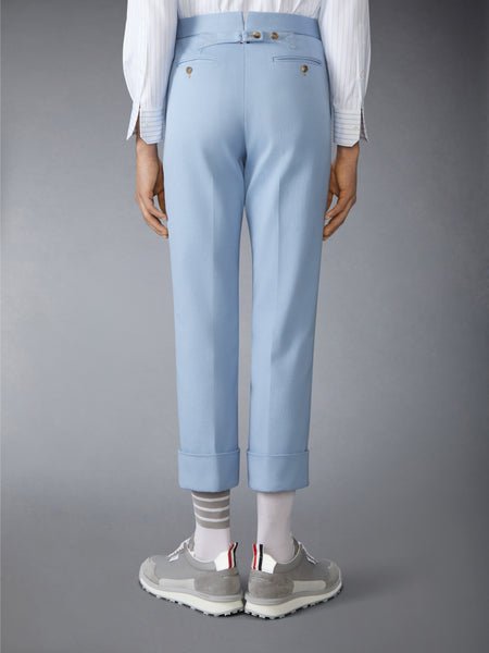 TWIN NEEDLE STICH TROUSER LIGHT BLUE