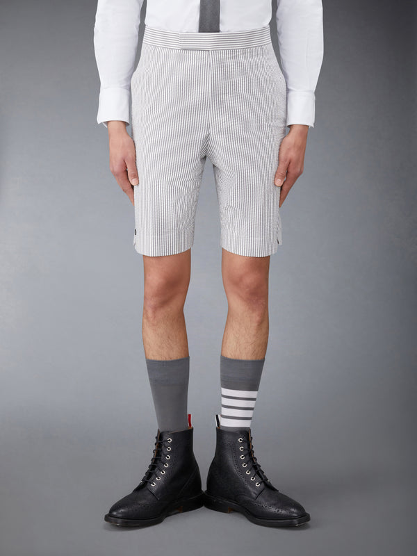 CLASSIC SEERSUCKER BACKSTRAP SHORTS - featured image
