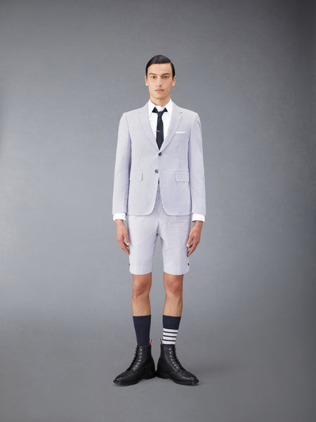 CLASSIC SEERSUCKER BACKSTRAP SHORTS NAVY
