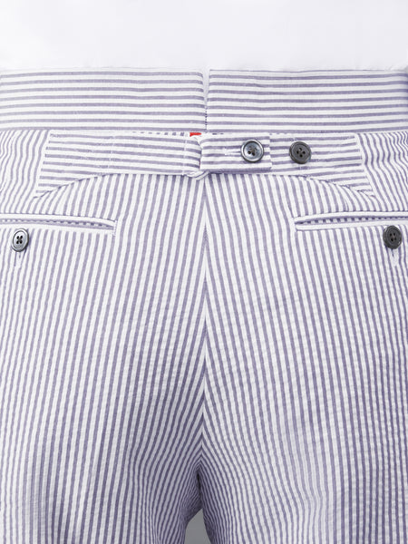 CLASSIC SEERSUCKER BACKSTRAP SHORTS NAVY