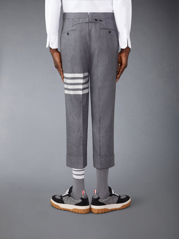 FLANNEL 4-BAR LOW RISE BACKSTRAP TROUSERS - image 2