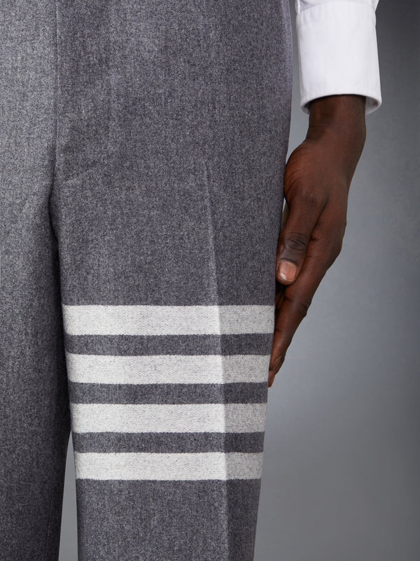 FLANNEL 4-BAR LOW RISE BACKSTRAP TROUSERS - image 5