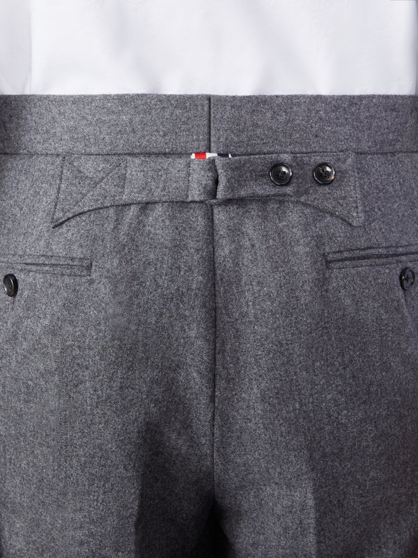 FLANNEL 4-BAR LOW RISE BACKSTRAP TROUSERS - image 6